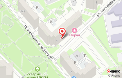 Салон тайского массажа и СПА ТАЙРАЙ на метро Медведково на карте