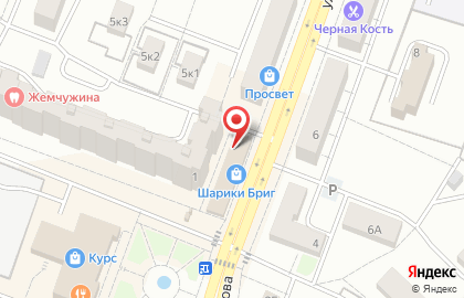 Добрый хлеб на улице Свердлова на карте