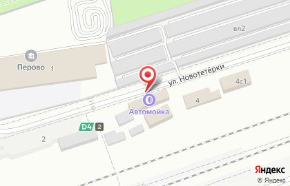 Автокомплекс на улице Новотетёрок на карте