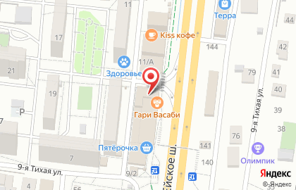 Пивная лавка Ракоbar на 9-й Тихой на карте