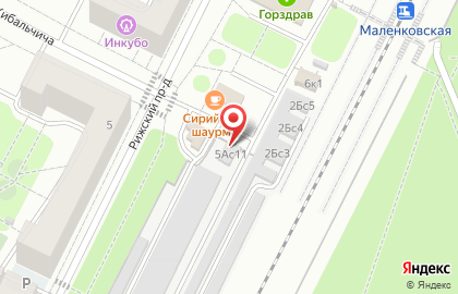 Гаражный кооператив Рижский в Алексеевском районе на карте