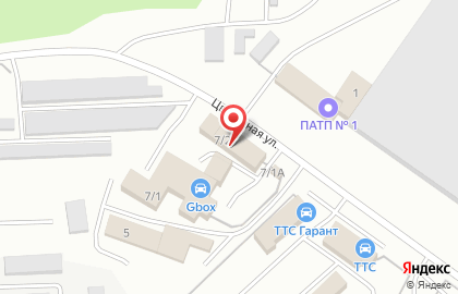Продовольственный магазин в Калининском районе на карте