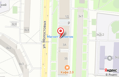 Супермаркет Магнит на улице Молостовых, 3а на карте