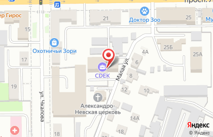 Юридический центр Юристы Кемерово на проспекте Ленина, 21а на карте
