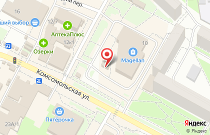 Доступная кофейня Подорожник в Кировском районе на карте