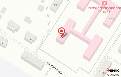 Вельский психоневрологический интернат, ГАСУ АО на карте