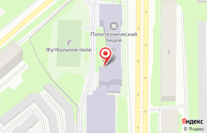 Мурманский политехнический лицей на карте