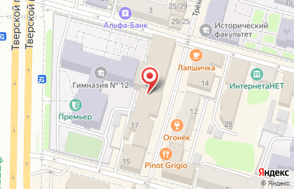 Салон-магазин Шторы+ на Трёхсвятской улице на карте