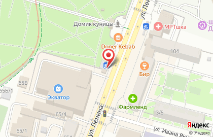 Киоск по продаже фастфудной продукции Сирийская шаурма в Советском районе на карте