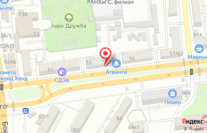 Пункт выдачи заказов партнер Ozon, DPD на улице Николая Островского на карте