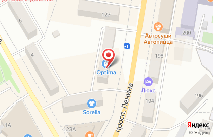 СберБанк России на улице Ленина 125 на карте