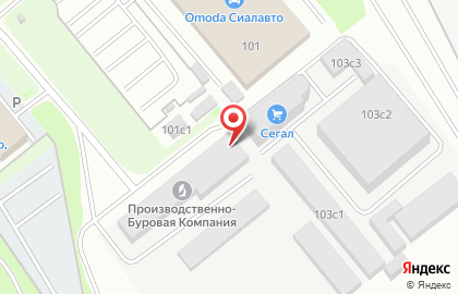 Литейно-прессовый завод Сегал на улице Пограничников на карте