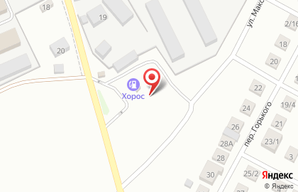 Шиномонтажная мастерская на улице М.Горького на карте