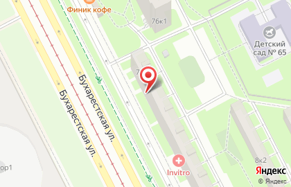 Ортопедический салон Система Здоровья на Бухарестской улице на карте