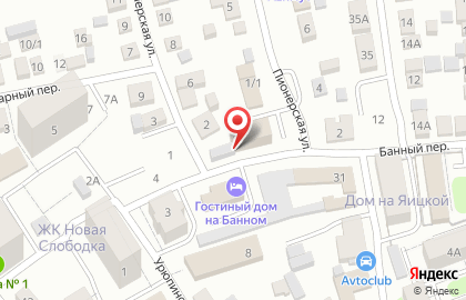Гостевой дом в Банном переулке, 5 на карте