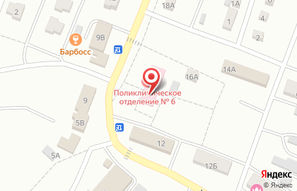 Центральная городская больница на улице Ленинградской на карте
