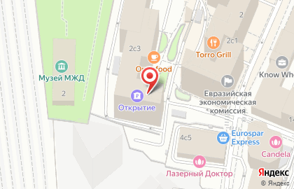 БЦ Вивальди Плаза на Летниковской улице на карте