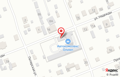 Страховая компания Росгосстрах на улице Надежды на карте