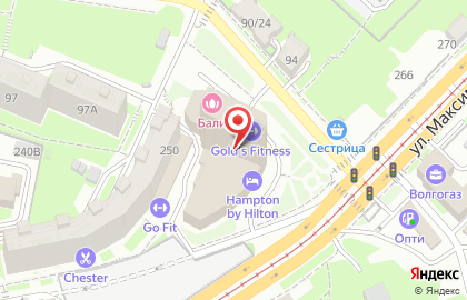 Спортивная школа HLS GO на улице Максима Горького на карте