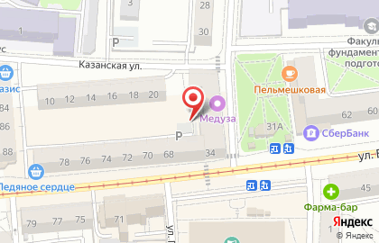 Продуктовый магазин в Калининграде на карте