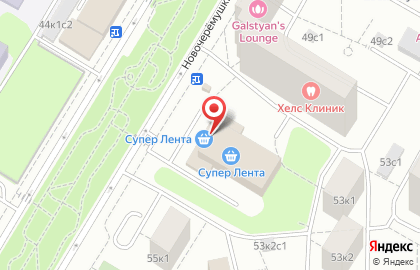 Школа танцев Ритм на Новочеремушкинской улице на карте