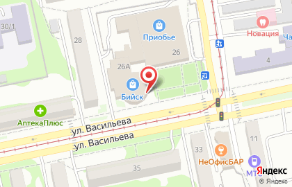 Торгово-сервисный центр АйТек в Барнауле на карте