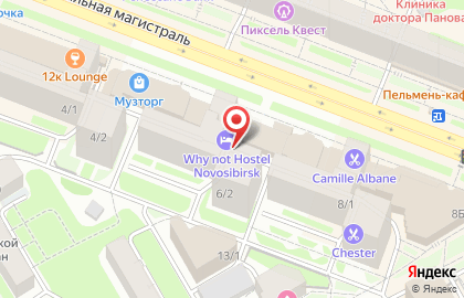 Скатт на улице Вокзальной магистрали на карте