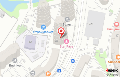 Массажный салон Star Face на карте