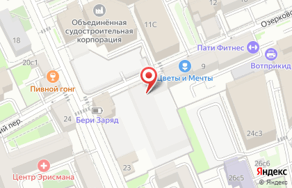 Эколайн в Озерковском переулке на карте