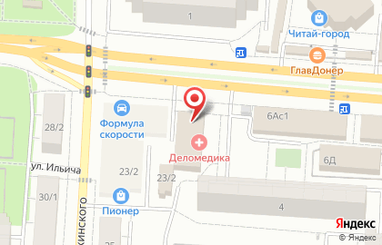 Супермаркет Пятёрочка на улице Горького в Королёве на карте