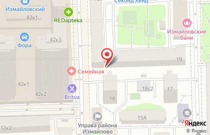 Московский центр переводов на Первомайской улице в Измайлово на карте