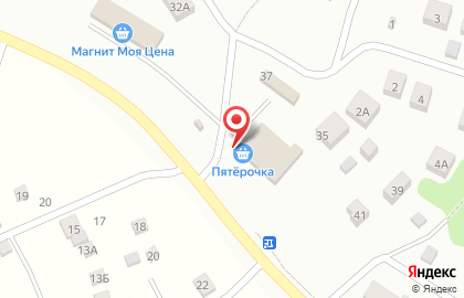 Супермаркет Пятёрочка на улице Надежды на карте