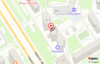 Магазин рыболовных товаров Клевое место в Фрунзенском районе на карте