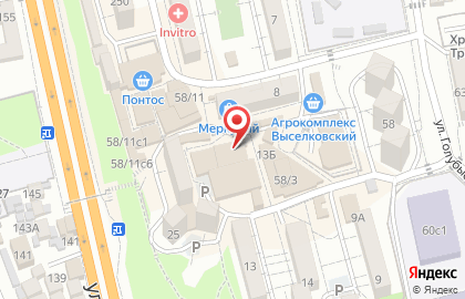 Адлерский хлеб на карте