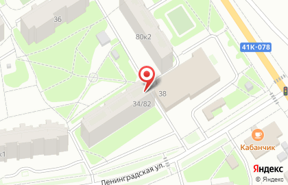 Ремонтно-монтажная компания Ленсантех на улице Ленинградской на карте