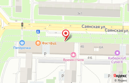 Винный магазин Отдохни на Саянской улице, 4а на карте