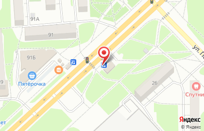 Парикмахерская в Омске на карте