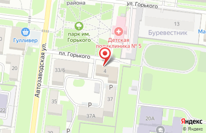 Управление гражданской защиты г. Ульяновска в Засвияжском районе на карте