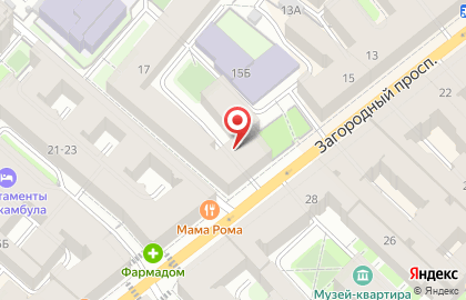 Z17 Apartments на Загородном проспекте на карте