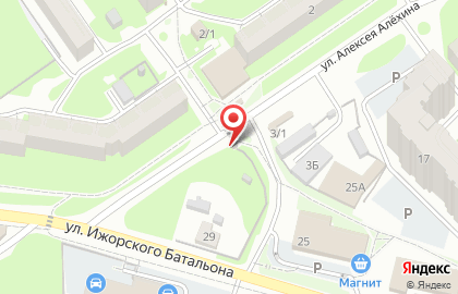 Магазин овощей и фруктов в Пскове на карте