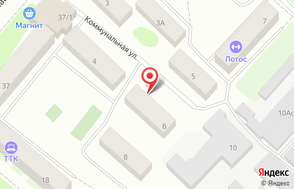 Клуб боевых искусств Сатори на Коммунальной улице на карте