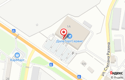 Торговый центр Мегастрой на Степана Разина на карте