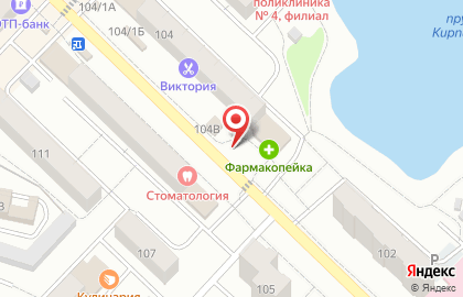 Продуктовый магазин в Омске на карте