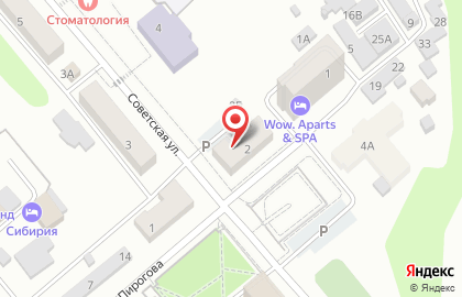 Студия на Советской на карте