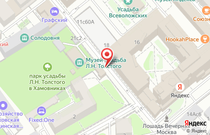 Даблби на улице Льва Толстого на карте