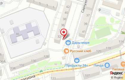Киоск по продаже мясной продукции на Серпуховской улице на карте