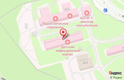 Городская клиническая больница им. М.П. Кончаловского Детское отделение на Каштановой аллее в Зеленограде на карте
