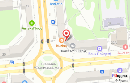 Хоум Кредит энд Финанс Банк на улице Станиславского на карте