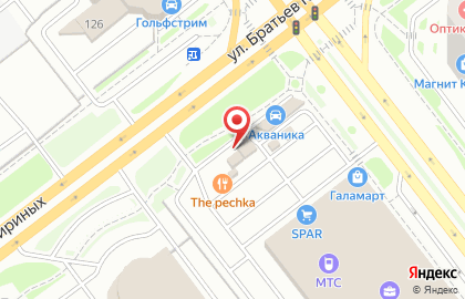 Торговая компания по продаже аккумуляторов Akbmag.ru на улице Братьев Кашириных на карте