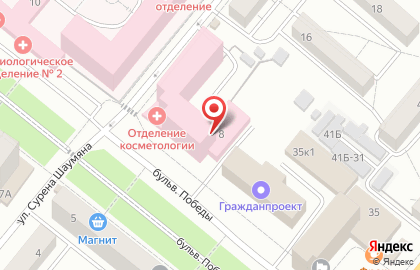 Банкомат АКБ Московский Индустриальный банк, Орловский филиал на бульваре Победы на карте